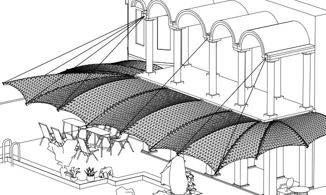 membrane house tent